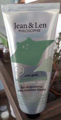 Jean&Len Philosophie Handcreme Urea Rosemary&Ginger 75ml