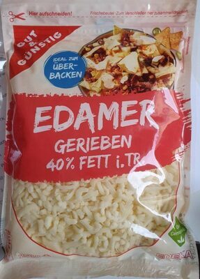 GUT&GÜNSTIG Edamer gerieben 40% 250g VLOG