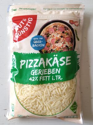 GUT&GÜNSTIG Pizzakäse gerieben 250g VLOG