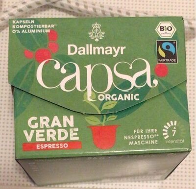 Bio Dallmayr Capsa Granverde Lungo Espresso 10ST 56g