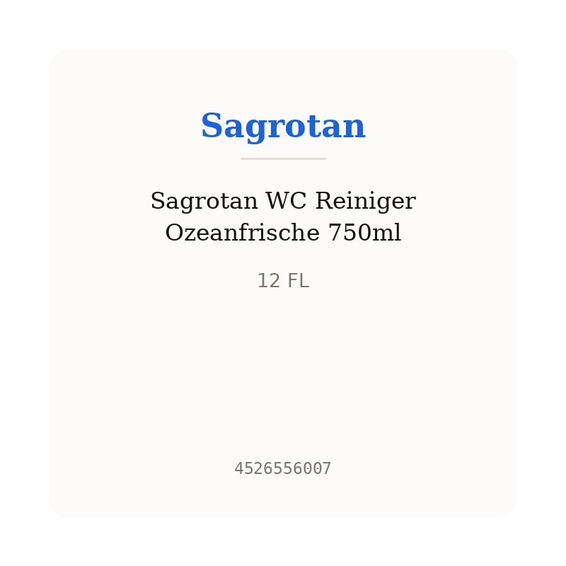 Sagrotan WC Reiniger Ozeanfrische 750ml