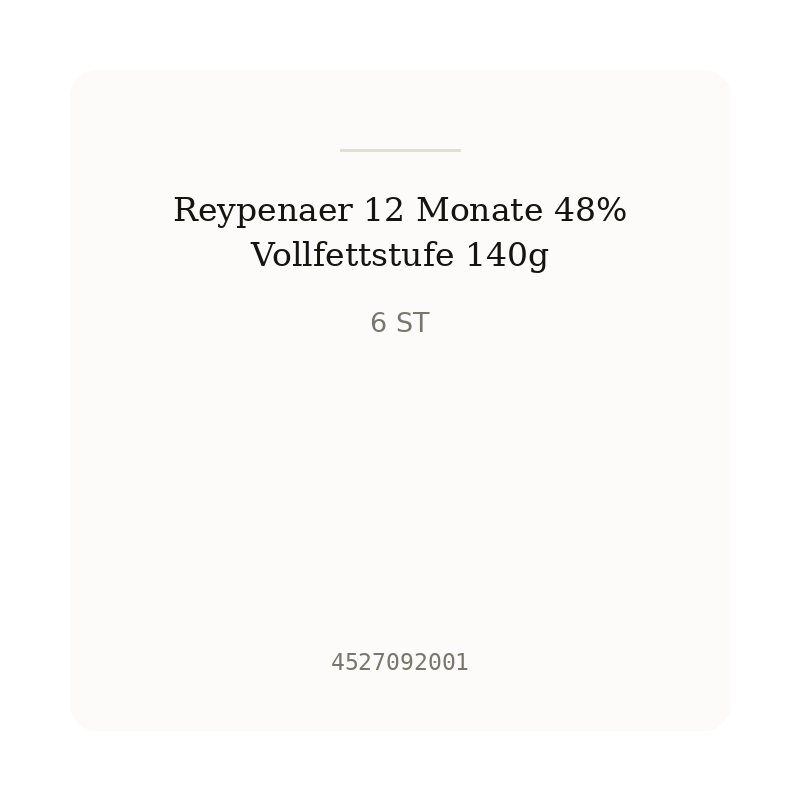 Reypenaer 12 Monate 48% Vollfettstufe 140g