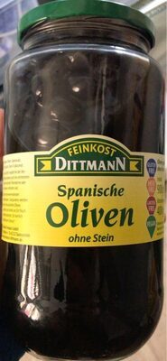 Feinkost Dittmann Oliven schwarz ohne Stein 900g