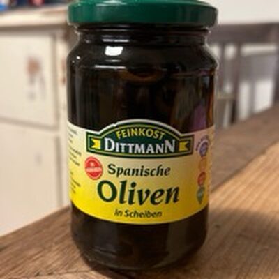 Feinkost Dittmann Oliven schwarz in Scheiben 350g