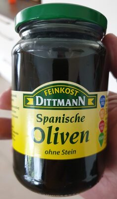 Feinkost Dittmann Spanische Oliven Schwarz ohne Stein 340g
