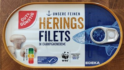 MSC GUT&GÜNSTIG Heringsfilets in Champignoncreme 200g