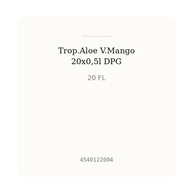 Trop.Aloe V.Mango 20x0,5l DPG