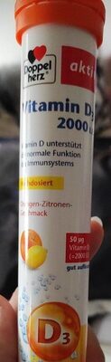 Doppelherz Vitamin D 2000 I.E.15 Brausetabletten 97,5g