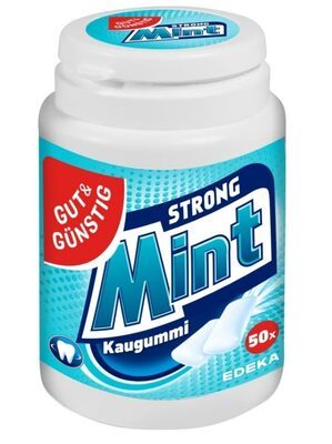 GUT&GÜNSTIG Kaugummi Peppermint zuckerfrei 50ST