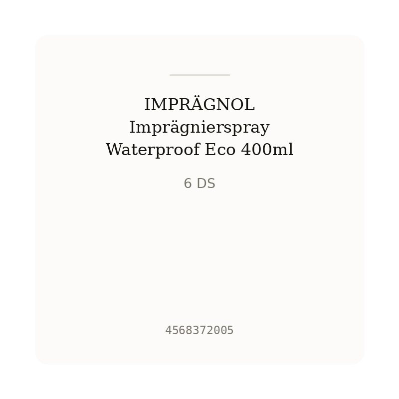 IMPRÄGNOL Imprägnierspray Waterproof Eco 400ml