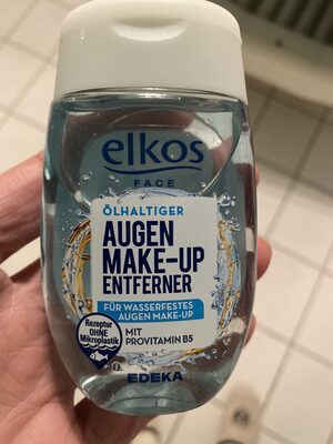 EDEKA elkos FACE Augen Make-up Entferner wasserfest ölhaltig 100ml
