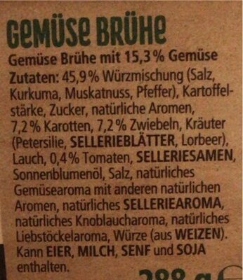 Maggi Gemüse Brühe für 18l 288g