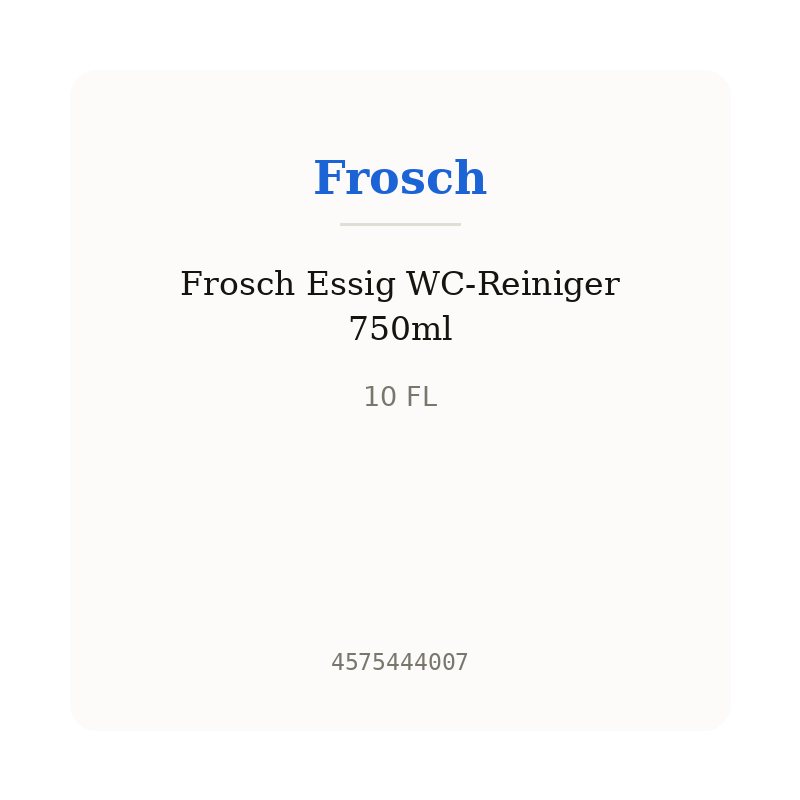 Frosch Essig WC-Reiniger 750ml