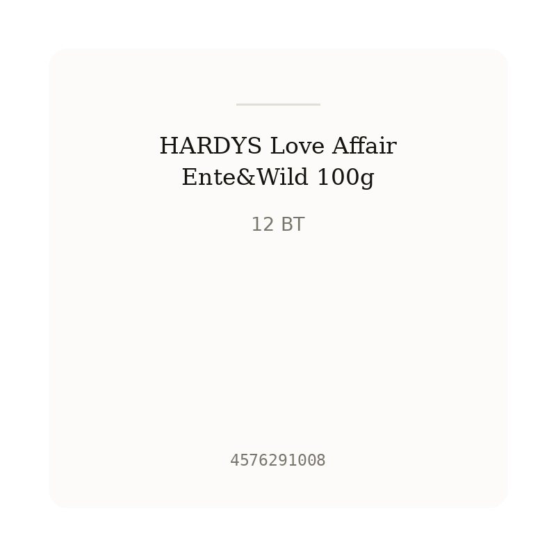 HARDYS Love Affair Ente&Wild 100g