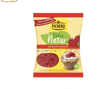 Pickerd Dekor Erdbeeren gehackt 15g