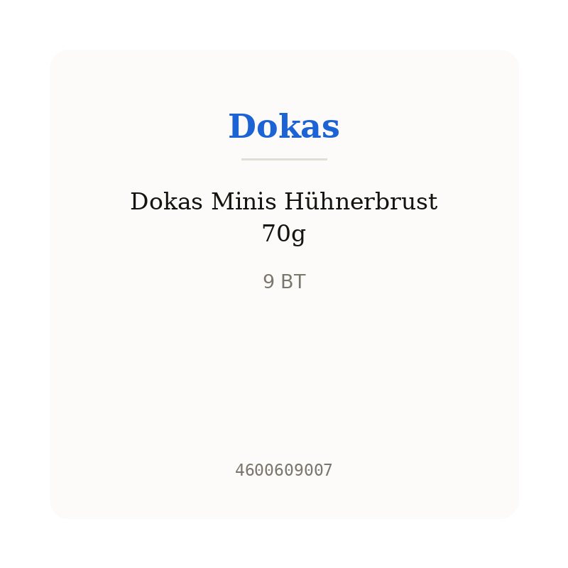 Dokas Minis Hühnerbrust 70g