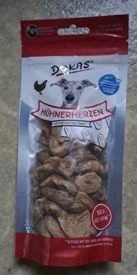 Dokas Hühnerherzen gefriergetrocknet 22g