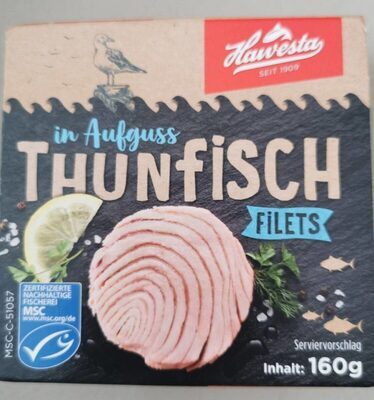 MSC Hawesta Thunfischfilets in Aufguss 160g