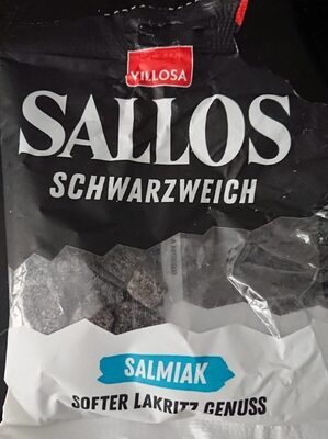 Sallos Schwarzweich Salmiak 200g