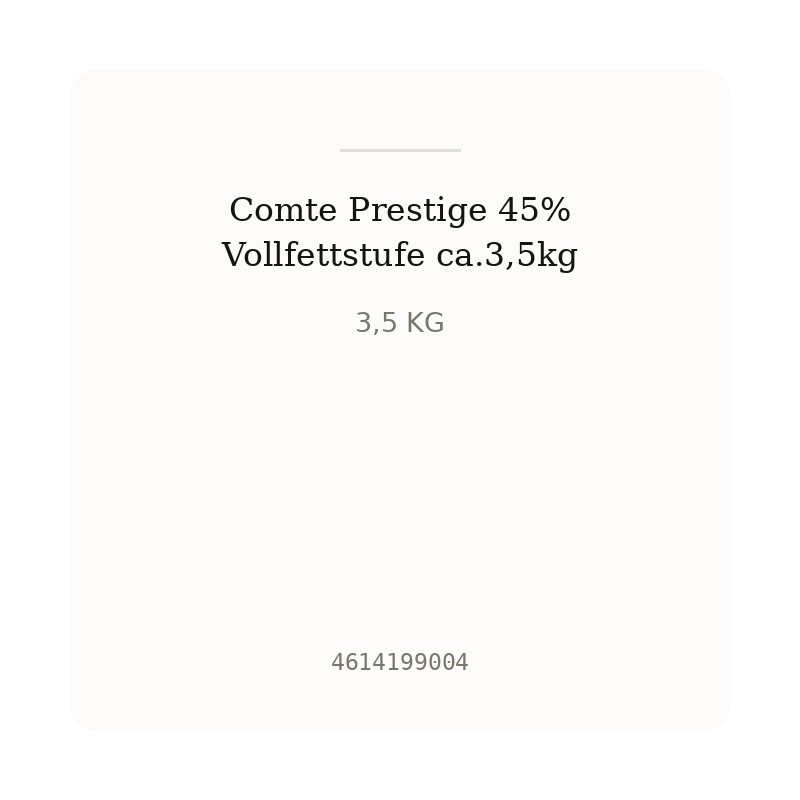 Comte Prestige 45% Vollfettstufe ca.3,5kg