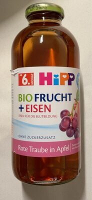 Bio Hipp Rote Traube in Apfel mit Eisen ab 6.Monat 0,5l