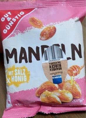 GUT&GÜNSTIG Mandeln Honig&Salz geröstet 150g