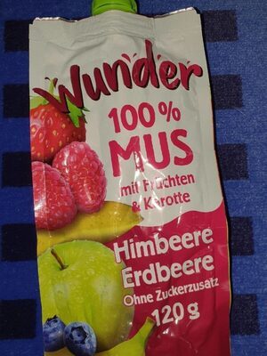 Wunder Mus Erdbeere-Himbeere-Blaubeere 120g