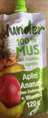 Wunder Mus Apfel-Ananas 120g