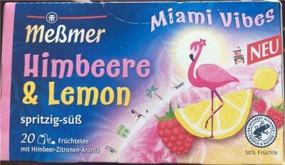 Meßmer Miami Vibes Himbeere-Lemon 20ST 50g