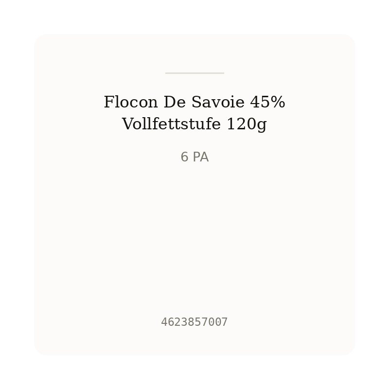 Flocon De Savoie 45% Vollfettstufe 120g