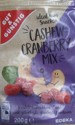 GUT&GÜNSTIG Cashew-Cranberry-Mix 200g