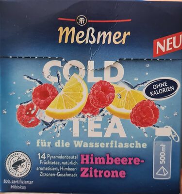 Meßmer Cold Tea Himbeere-Zitrone 14ST 38,5g