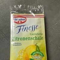 Dr.Oetker Finesse Geriebene Zitronenschale 3x6g