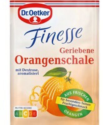 Dr.Oetker Finesse Geriebene Orangenschale 3x6g