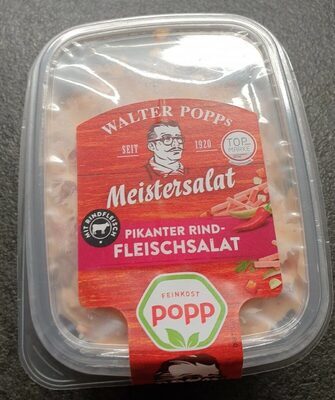 Popp Rindfleisch Fleischsalat würzig pikant 200g