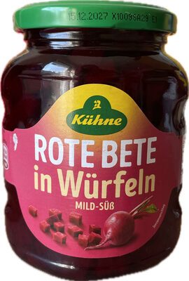 Kühne Rote Bete Würfel 330g