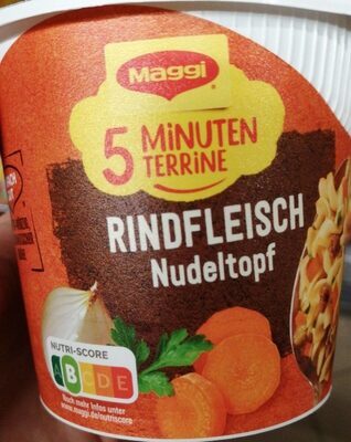 Maggi 5 Minuten Terrine Rindfleisch Nudeltopf 42g