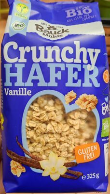 Bio Bauck Mühle Hafer Crunchy Vanille glutenfrei 325g