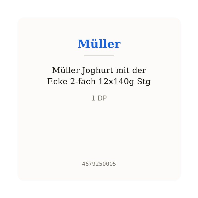 Müller Joghurt mit der Ecke 2-fach 12x140g Stg