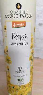 Demeter Ölmühle Oberschwaben Rapsöl leicht gedämpft 500ml