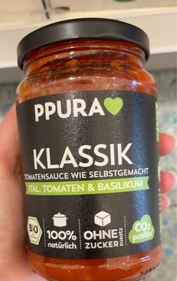 Bio Ppura Sugo Basilico 340g