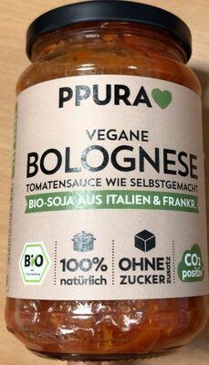 Bio Ppura Sugo Bolognese vegan mit Soja 340g