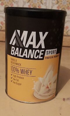 Max Balance Sport Whey Protein Vanille 360g
