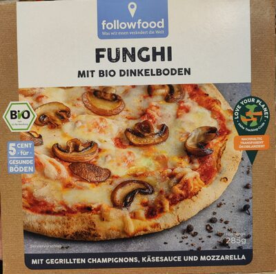 Bio Followfood Pizza Funghi mit Dinkelboden 285g