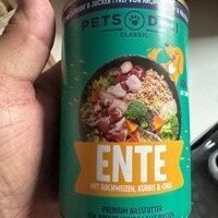 Pets Deli Nassfutter Ente mit Huhn, Kürbis, Buchweizen, Chia&Fenchel 400g