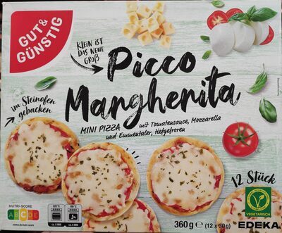 GUT&GÜNSTIG Mini Pizza Margherita 12x30g