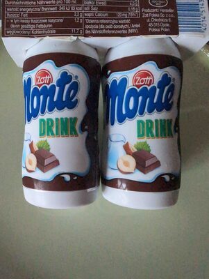 Zott Monte Drink Schoko 4x95ml