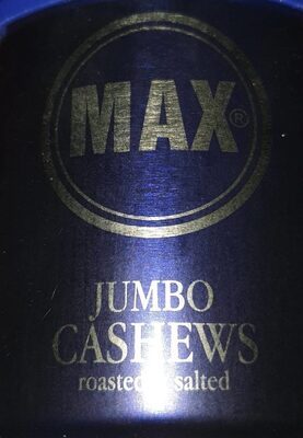 Max Jumbo Cashews geröstet&gesalzen 225g