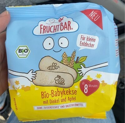Bio Fruchtbar Babykekse Dinkel, Apfel 100g