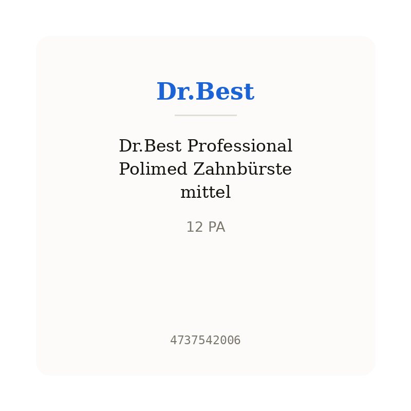 Dr.Best Professional Polimed Zahnbürste mittel
